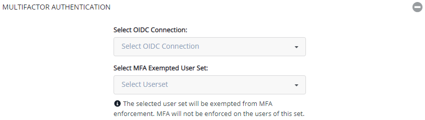 MFA Configuration