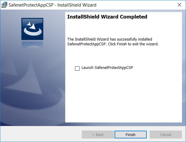 Finish Installation