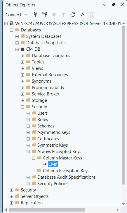 Create CMK