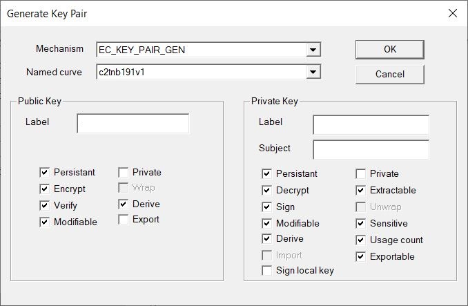 ctbrowse Generate EC Key Pair ctbrowse Generate EC Key Pair