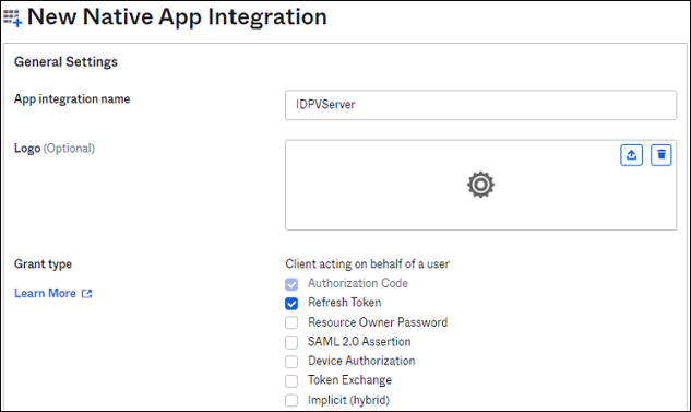 New Native App Integration