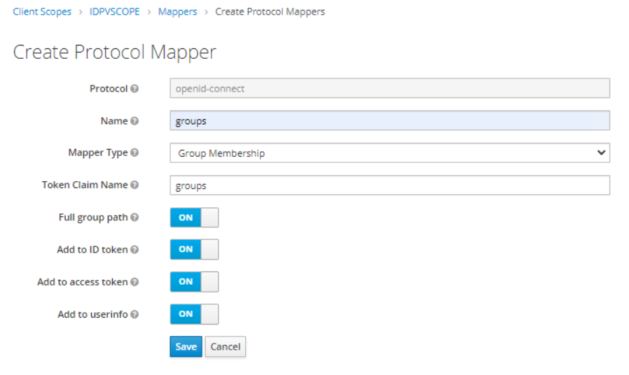Group Mapper Type