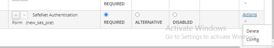 Configure SAS Auth