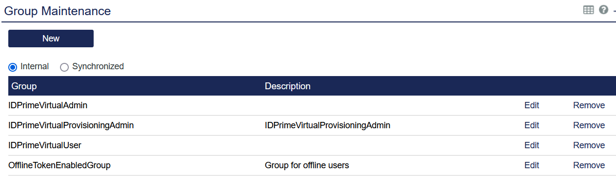Group Maintenance