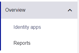 Reports in the admin console nav