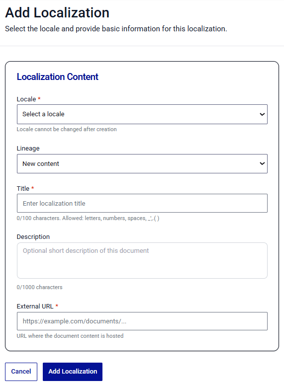 Add Localization