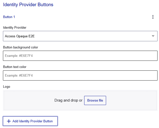 Add IDP details