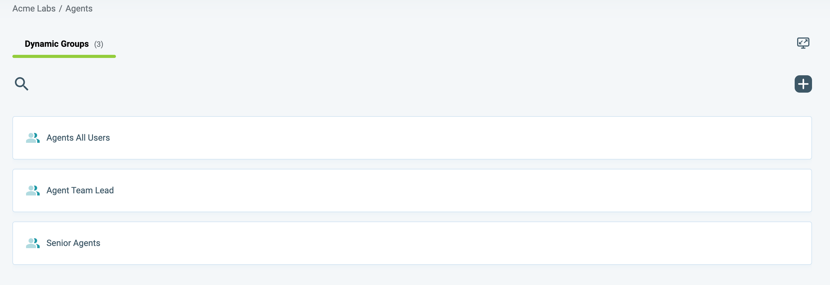 Dynamic Groups
