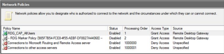 Configuring RDG_CAP_AllUsers Network Policy