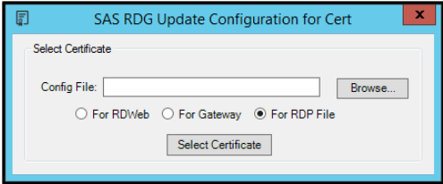 Updating RD Web Configuration with Certificate Info