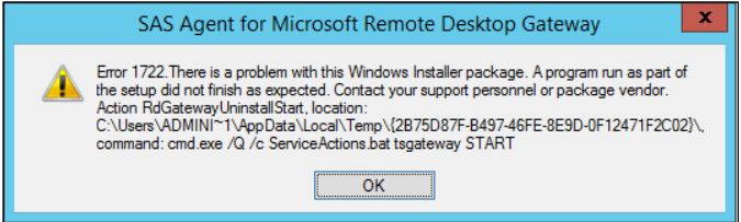Installation Error