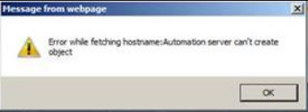 Hostname Fetching Error