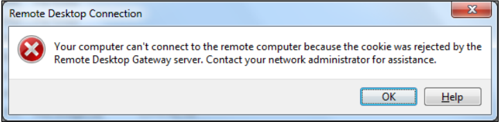 RDP File Usage Error