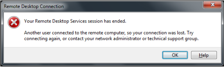Parallel Session Error
