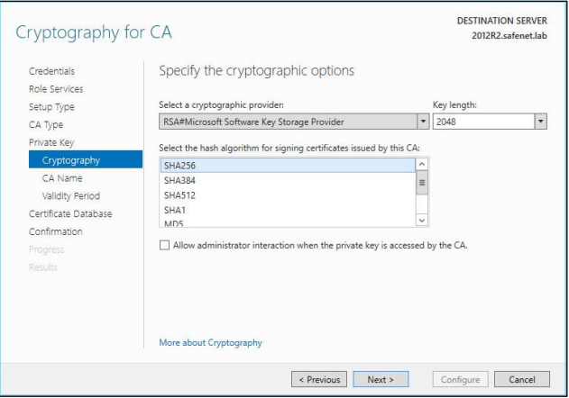 Creating Certificates Using Enterprise Certificate Authority