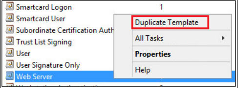 Creating Certificate Template for SHA256 Certificates