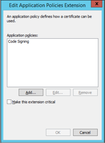 Creating Certificate Template for SHA256 Certificates