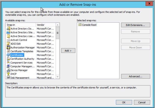 Creating SHA256 Certificate Using Certificate Template