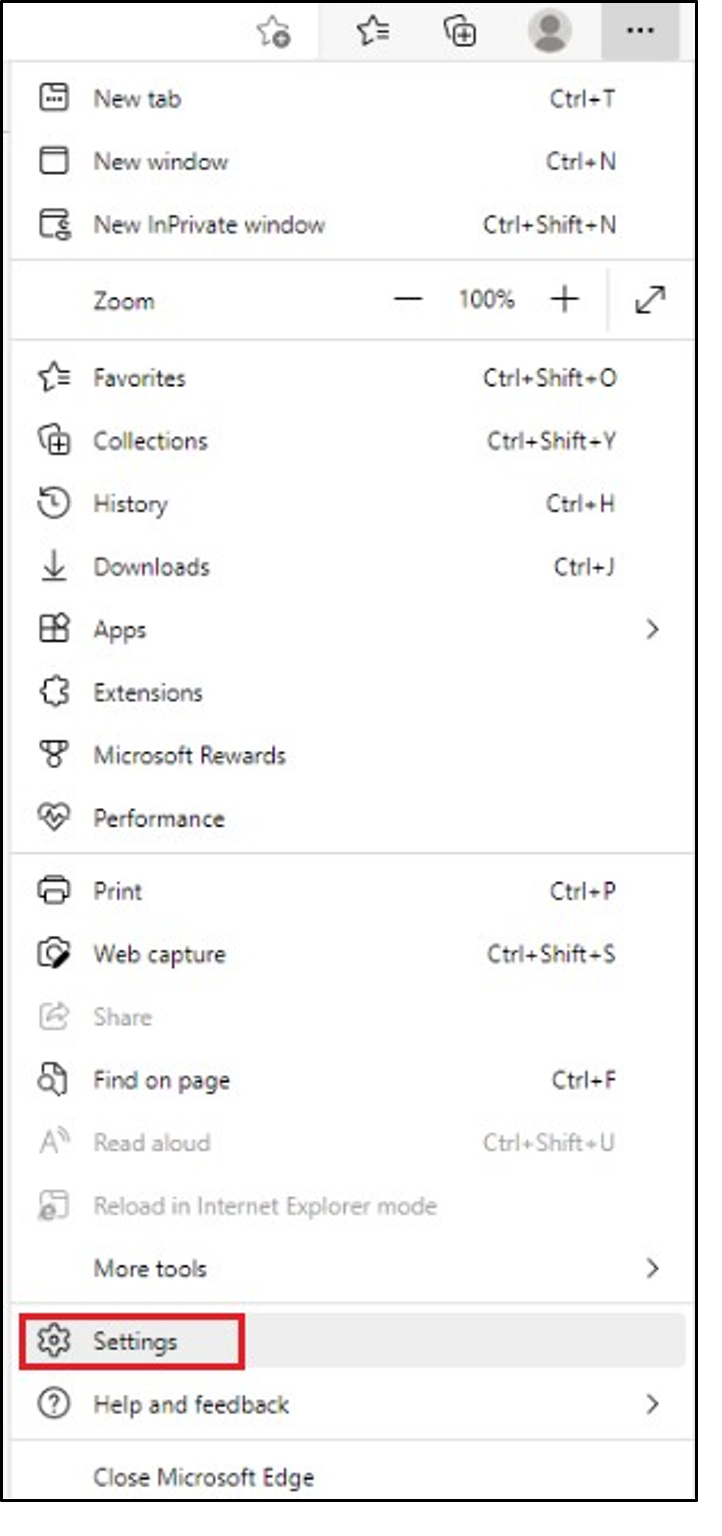 Enable IE mode in Edge browser