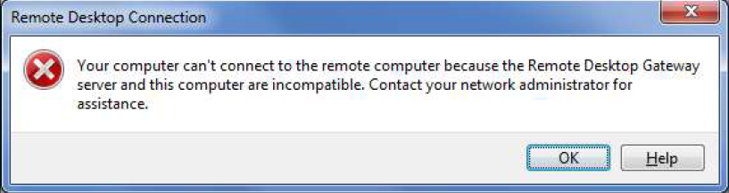 RD Gateway Service stopped error