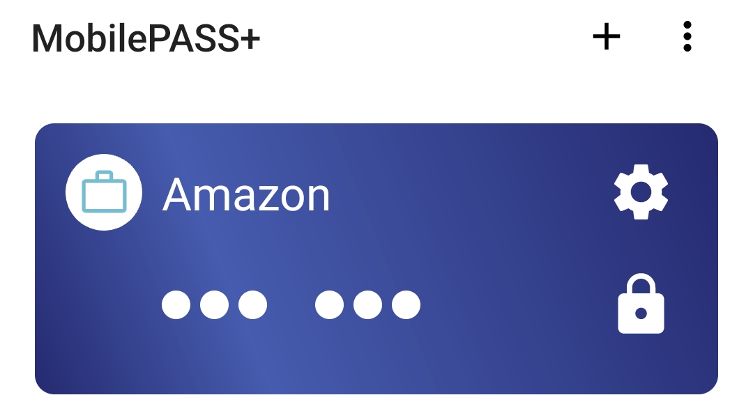 Locked authenticator