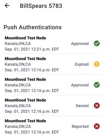 Push history