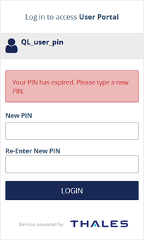 New PIN