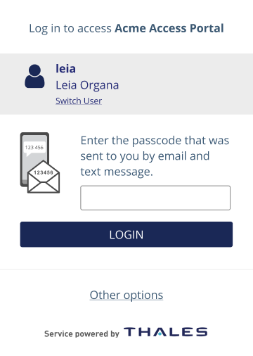 Text and email delivery Text and email delivery