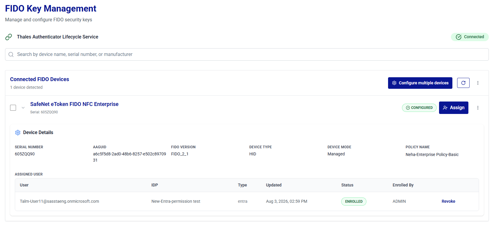 click to zoom ThalesAuthenticatorLifecycleManager