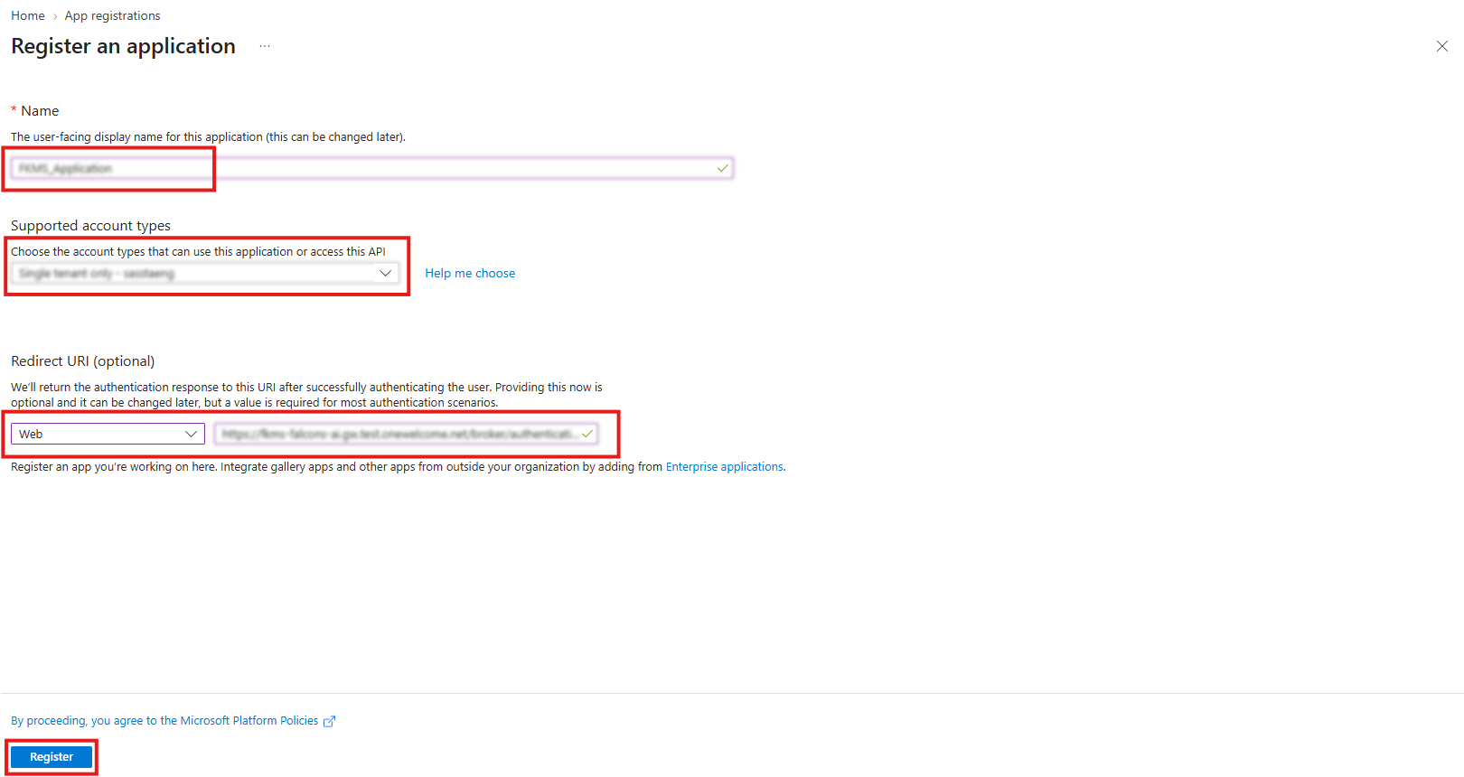click to zoom External IDP Configuration for Self Service