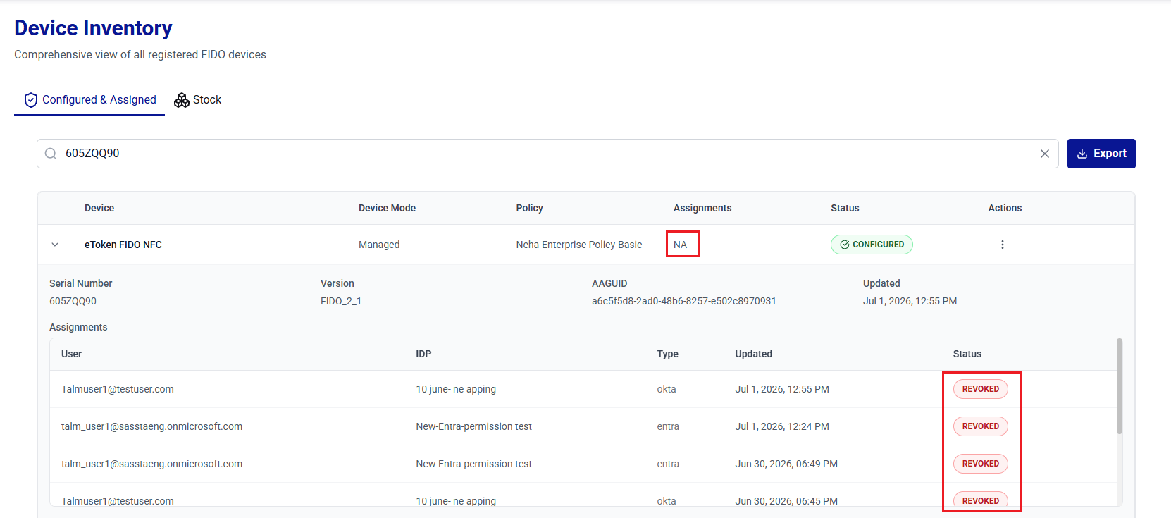 click to zoom ThalesAuthenticatorLifecycleManager