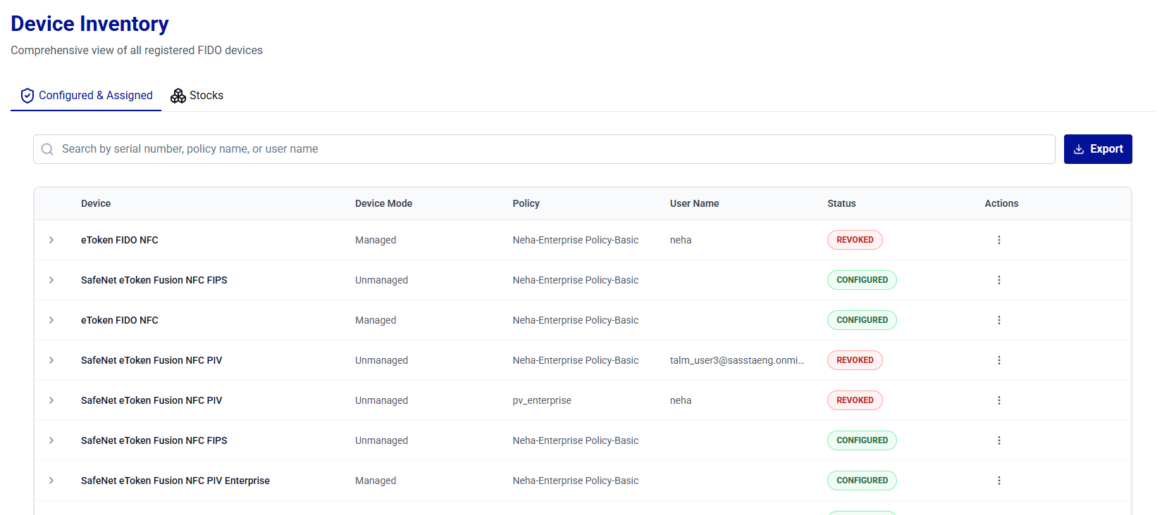 click to zoom ThalesAuthenticatorLifecycleManager