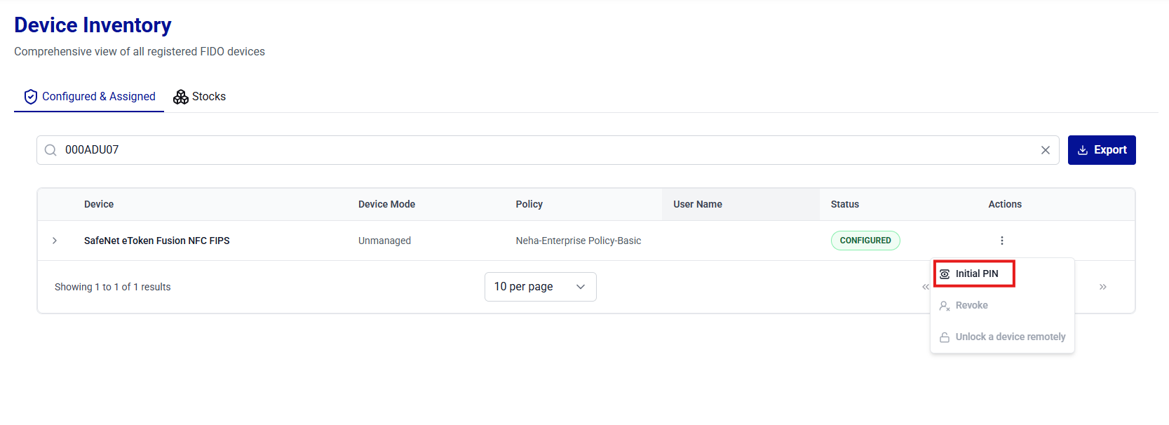 click to zoom ThalesAuthenticatorLifecycleManager