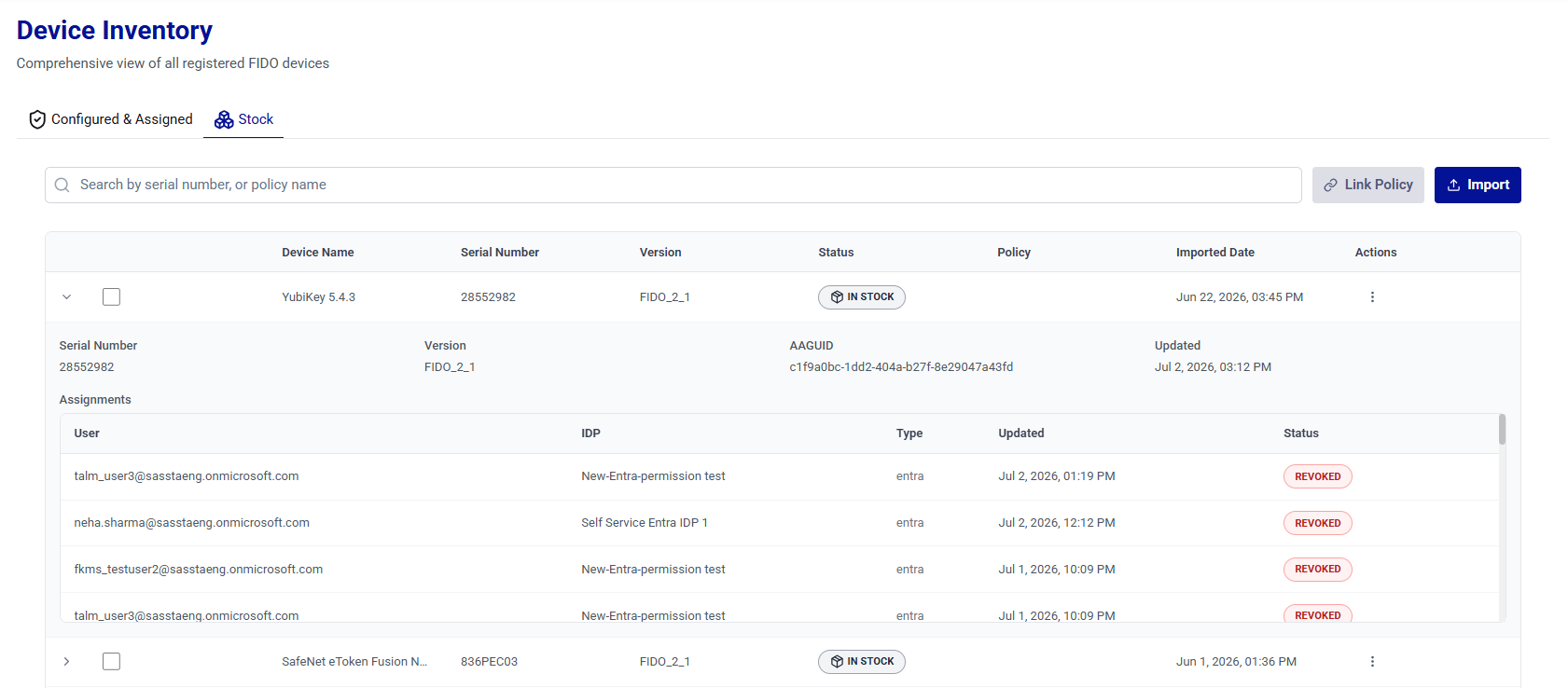 click to zoom ThalesAuthenticatorLifecycleManager